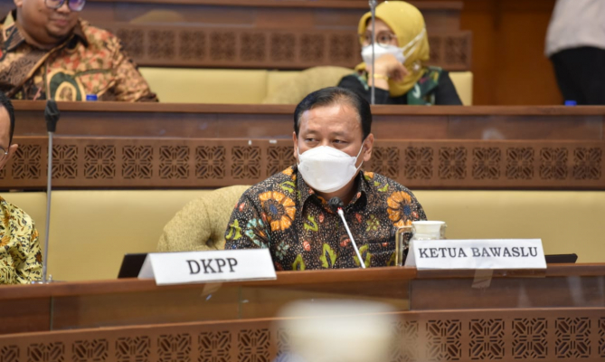 RDP bersama Komisi II, Bawaslu Sampaikan Desain Kelembagaan Pemilu Serentak 2024